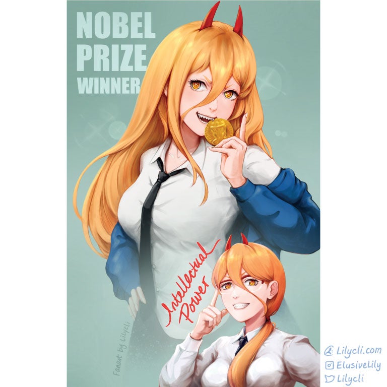 Chainsaw Man Power the Nobel Prize Winner Lilycli and UpbeatPals at